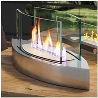 Bio-Ethanol Tabletop Fireplace with Flame Guard