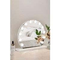 Metal Round Hollywood Vanity Mirror with LED Lights