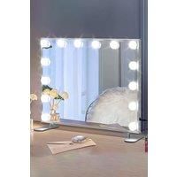 Dimmable Square Hollywood Vanity Mirror with LED Lights