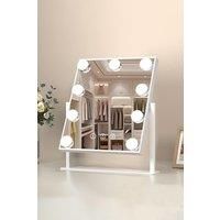 Dimmable Square Hollywood Vanity Mirror with LED Lights