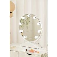 Round Hollywood Vanity Mirror with LED Lights