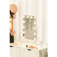 Square Hollywood Vanity Mirror with LED Lights