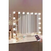 Square Hollywood Vanity Mirror with LED Lights