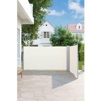 6m W Retractable Privacy Side Awning