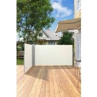 6m W Retractable Privacy Side Awning