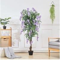 150Cm Artificial Flowering Tree in Pot