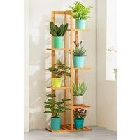 1 tier Alexander Free Form Multi Tiered Rubberwood Plant Stand