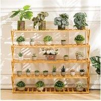 5 Tier Bamboo Flower Stand
