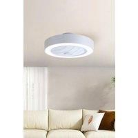 Round Acrylic LED Fan Ceiling Light