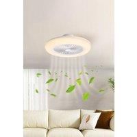 Round Acrylic LED Fan Ceiling Light