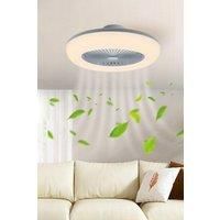 Round Acrylic LED Fan Ceiling Light