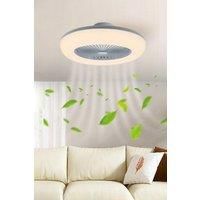 Round Acrylic LED Fan Ceiling Light