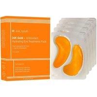 DR. EVE_RYOUTH Under Eye Pads , 24K Gold + Antioxidant Hydrating Eye Treatment Pads (5 x 2), Under Eye Patches for Puffy Eyes , Hydrating Gel Eye Pads Which Gives Tire-less Eyes.