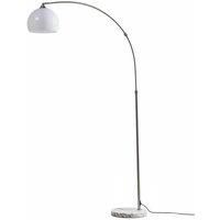 Modern Arched Floor Lamp with Marble Base - Dome Lampshade & E27 Bulb Compatible