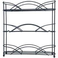 3 Tier 21-Jar Freestanding Spice & Herb Rack Organizer