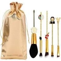 5Pcs Wednesday Addams Inspired Makeup Brush Set