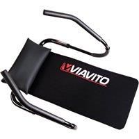 Viavito Ab Abdominal Trainer Crunch Roller Sit Up Exercise Machine with Mat