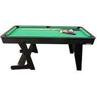 Viavito PT100X 5ft Sturdy Folding Pool Billiard Games Table with Accessories