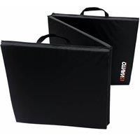 Viavito Tri-Fold Folding Exercise Gym Fitness Workout Mat with Handles