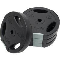 Viavito 1.25-10kg Vinyl Tri Grip 1” Standard Barbell Dumbbell Disc Weight Plates