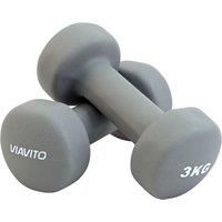 Viavito 1kg, 2kg, 3kg, 4kg, 5kg Neoprene Coated Dumbbells Hand Weights Pair