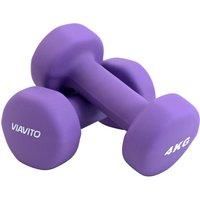 Viavito 1kg, 2kg, 3kg, 4kg, 5kg Neoprene Coated Dumbbells Hand Weights Pair