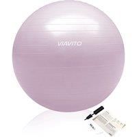 VIAVITO 500kg Studio Anti-burst 65cm Gym Ball, Color- Dusty Rose