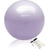 VIAVITO 500kg Studio Anti-burst 65cm Gym Ball, Color- Lilac Luster