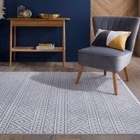 CONCEPT LOOMS, Jazz (Indoor/Outdoor) Area Rug, Silver