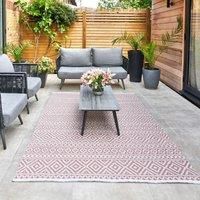CONCEPT LOOMS, Jazz (Indoor/Outdoor) Area Rug, Rose