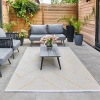 CONCEPT LOOMS, Jazz (Indoor/Outdoor) Area Rug, Amber