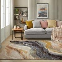 CONCEPT LOOMS AMARA PLUSH COLLECTION | Indoor Area Rugs for Living Room, Kitchen, Hallway Floor, Bedroom, Abstract Pattern, Short Pile, Non Shedding, Soft to Touch (220cm X 160cm) - AMA102