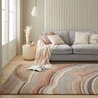 CONCEPT LOOMS AMARA PLUSH COLLECTION | Indoor Area Rugs for Living Room, Kitchen, Hallway Floor, Bedroom, Abstract Pattern, Short Pile, Non Shedding, Soft to Touch (170cm X 120cm) - AMA108