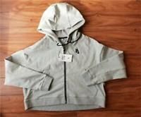 Air Jordan LA Lakers Women's NBA Fleece Crew Sweatshirt Sz M Black Yellow New