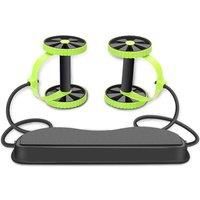 Abdominal Fitness Abs Wheel Roller With Resistance Band - 2 Colours!