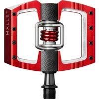 Crankbrothers Mallet DH Lightweight Racing/Enduro Bike Bicycle Pedals Pair (Red)