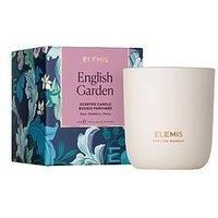 ELEMIS English Garden Scented Candle, Hand-Poured in England to Warm, Soothe & Relax Your Senses, A Sophisticated Scent with Freshly Blooming Rose Buds, Juicy Dewberries & Sweet Peonies, 220g