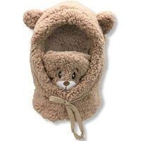 1 Or 3 Pack Warm Fur Snood Hat - 3 Colours - Brown