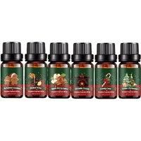 6 Piece Aromatherapy Essential Oil Christmas Gift Set