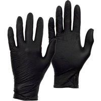 400x Premium Black Nitrile Gloves Powder-Free Disposable Latex-Free Textured Small 200 Pairs