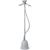 Cumulus No.3 Home Steamer - Grey, a floor standing vertical steamer with anti-slip hanger perfect for bedroom or walk-in closet. Comes with heat protection glove and fabric clothing brush.