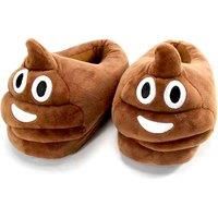 Unisex Cute Poop Emoji Funny Slippers! - Black