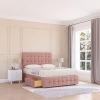Berlin Divan Bed Base 2 Drawers 12" Footboard & 26" Strutted Headboard