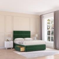 Monaco Bed Base 4 Drawers 12" Footboard & 26" Strutted Headboard