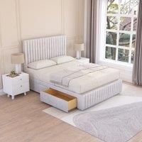 Madison Divan Bed Base 2 Drawers 12" Footboard & 26" Strutted Headboard