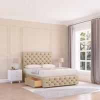 Watson Divan Bed Base No Drawers 12" Footboard & 54" Floor Standing Headboard