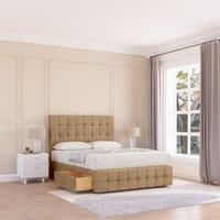 Berlin Divan Bed Base 2 Drawers 12" Footboard & 54" Floor Standing Headboard