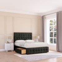 Berlin Divan Bed Base 2 Drawers 12" Footboard & 54" Floor Standing Headboard