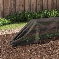 Netting Tunnels 3 pcs Black Steel and Polyethylene