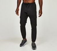 Closure London Woven Ripstop Cargo Pant - Black - Size XS